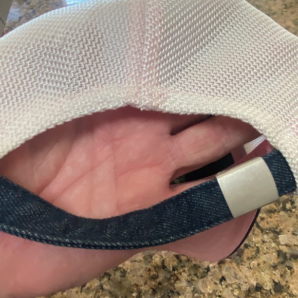 JOHN DEERE Tractors Farming Denim Mesh Women’s OS Strap Back Baseball Hat - Picture 5 of 5